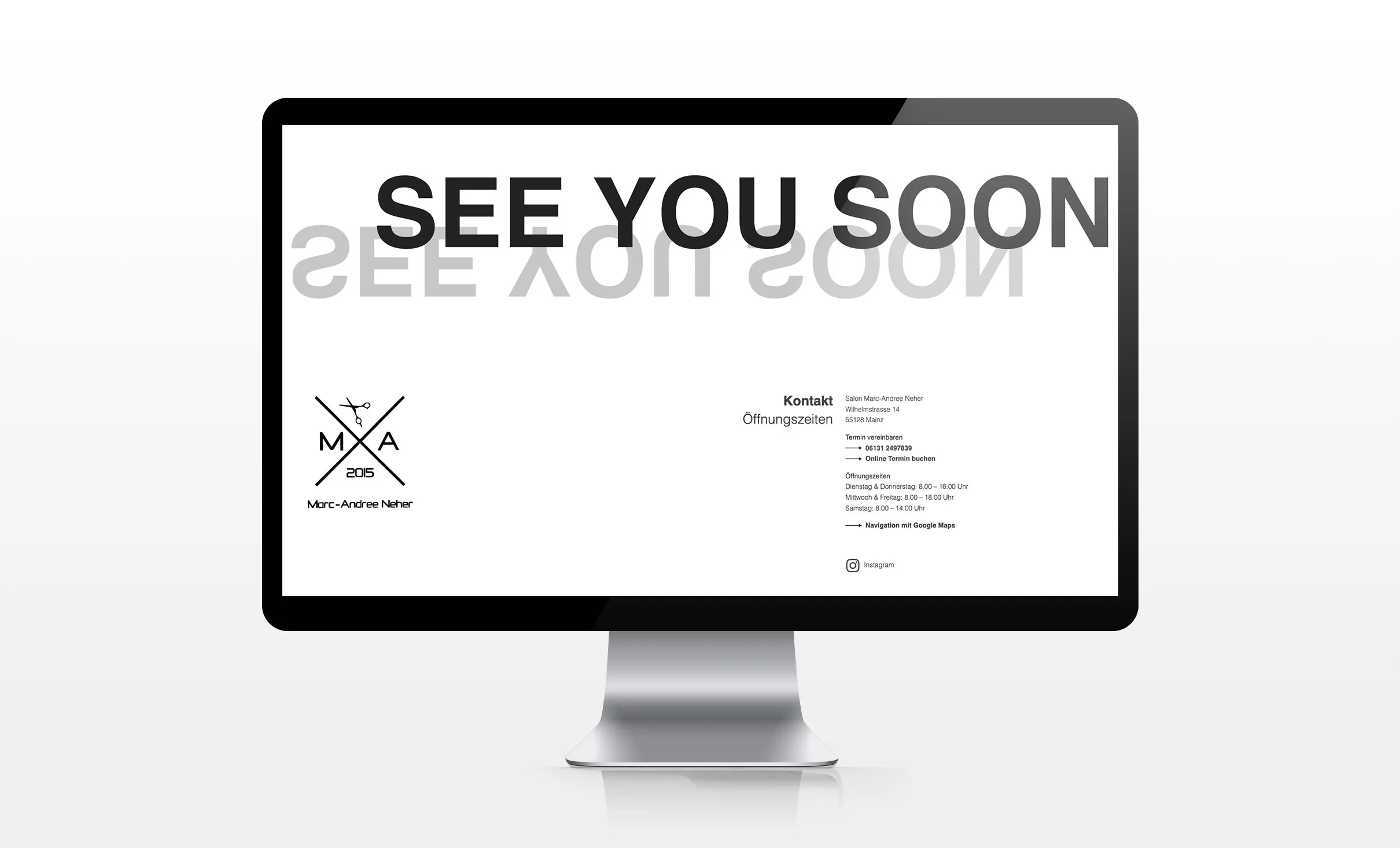 Website Salon Marc Andree Neher